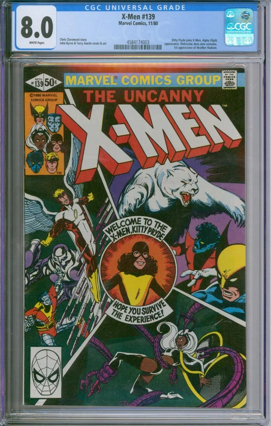 X-Men #139 CGC 8.0