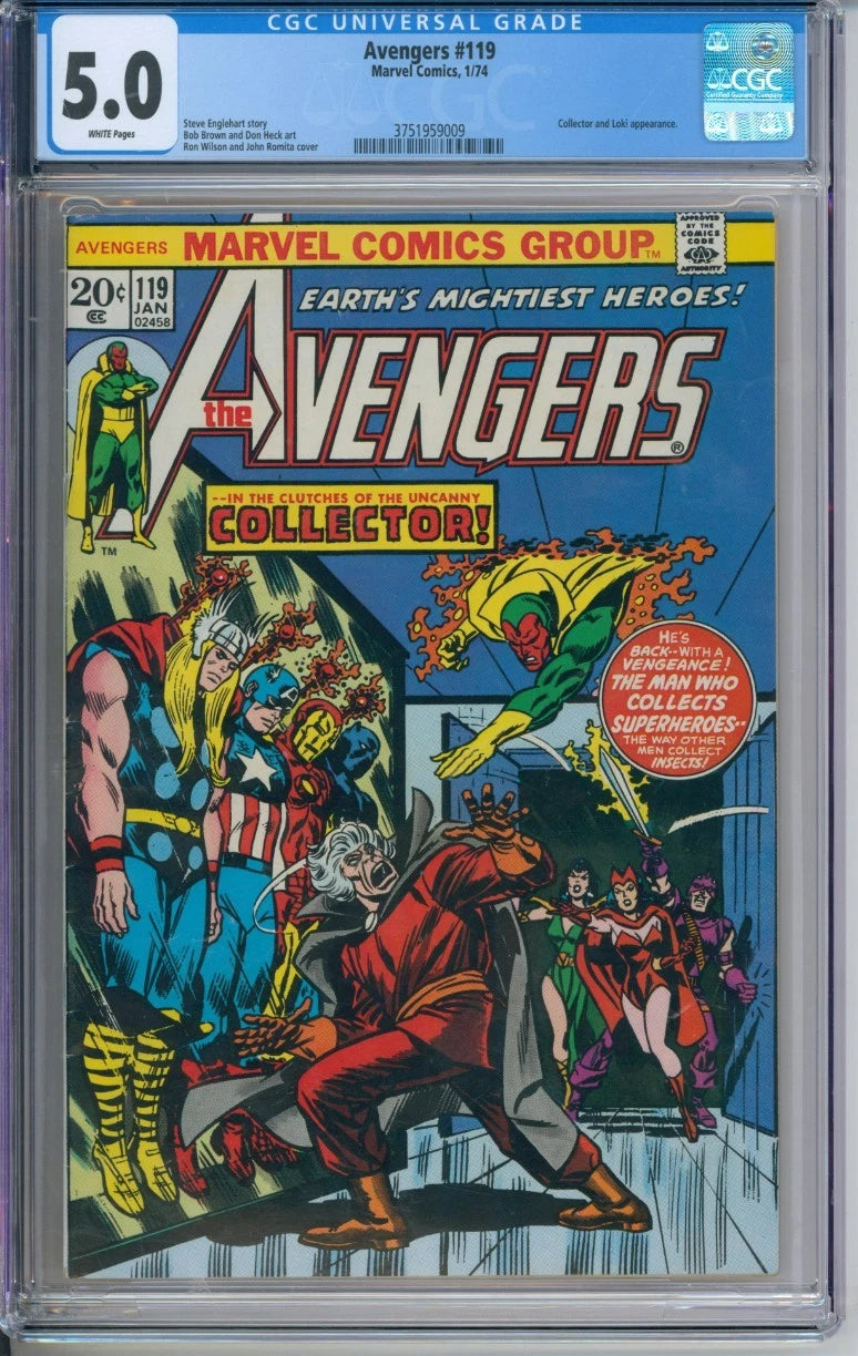 Avengers #119 CGC 5.0 Steve Englehart