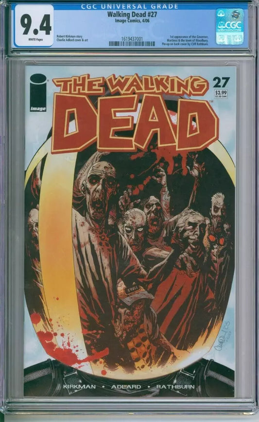 Walking Dead #27 CGC 9.4 1st Appearance Of The Governor