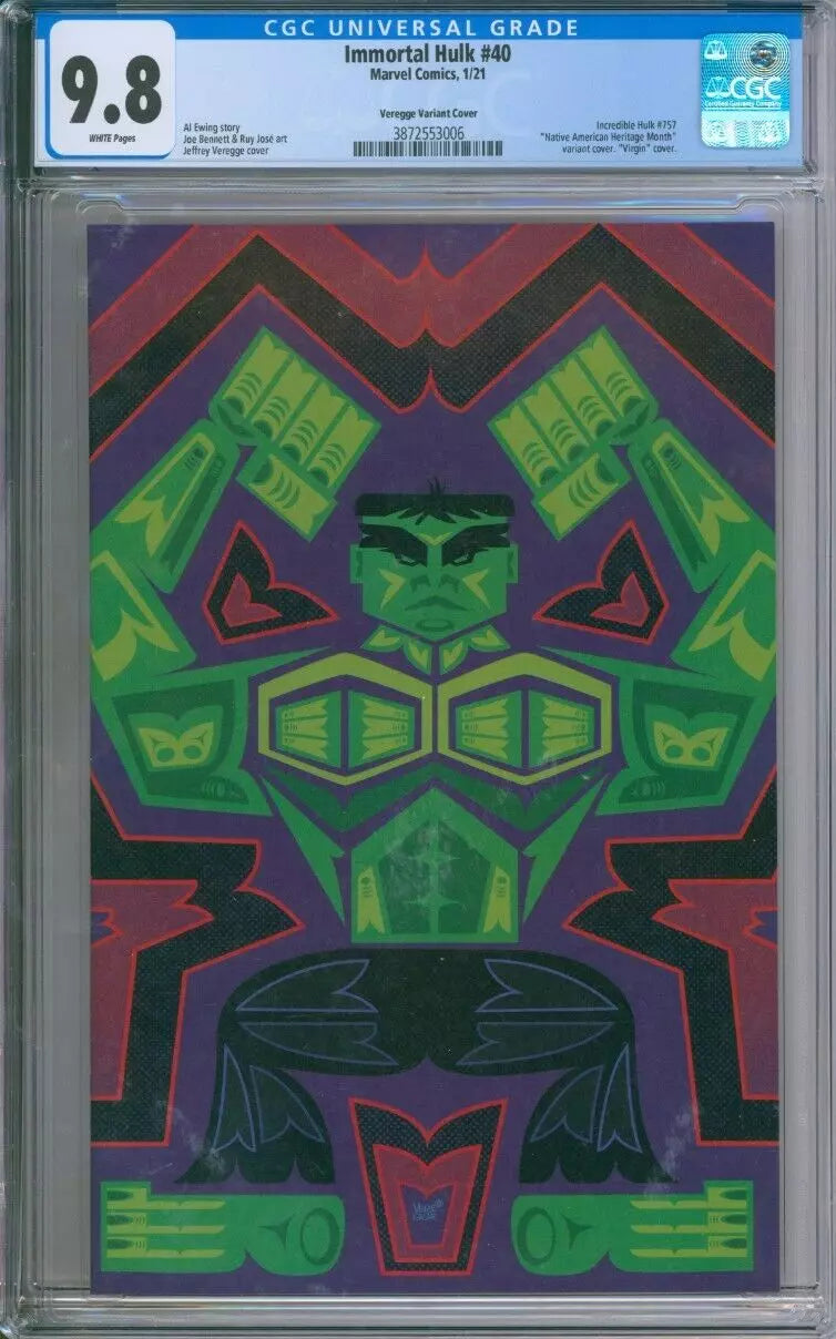 CGC 9.8 Immortal Hulk #40
