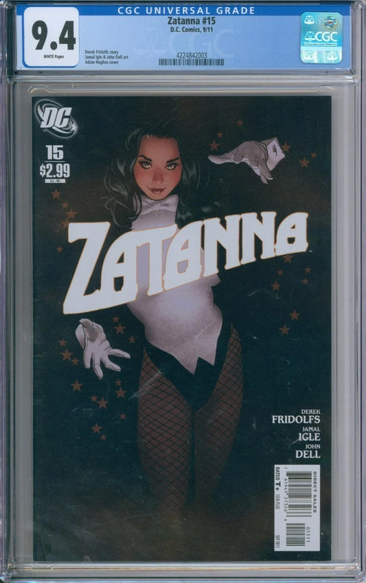 Zatanna #15 CGC 9.4 Adam Hughes