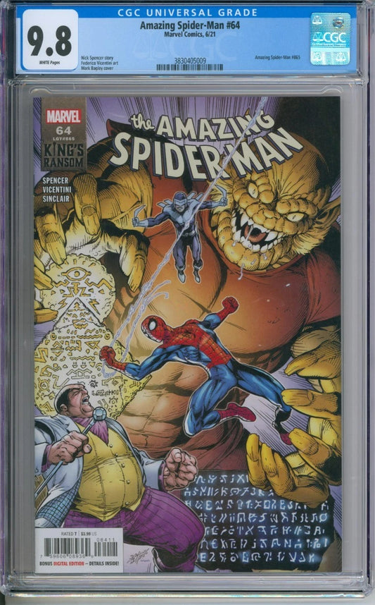 Amazing Spider-Man #64 CGC 9.8 Nick Spencer