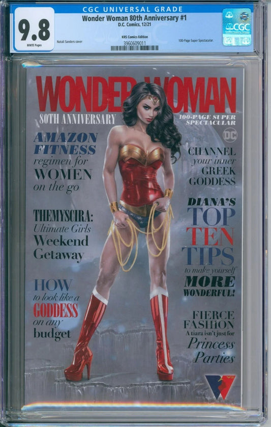 Wonder Woman 80th Anniversary #1 CGC 9.8 KRS Comics Edition