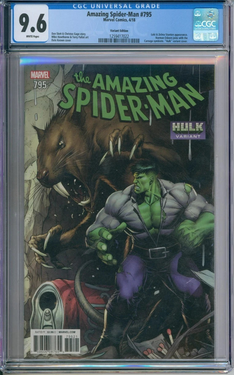 Amazing Spider-Man #795 CGC 9.6 Variant Cover