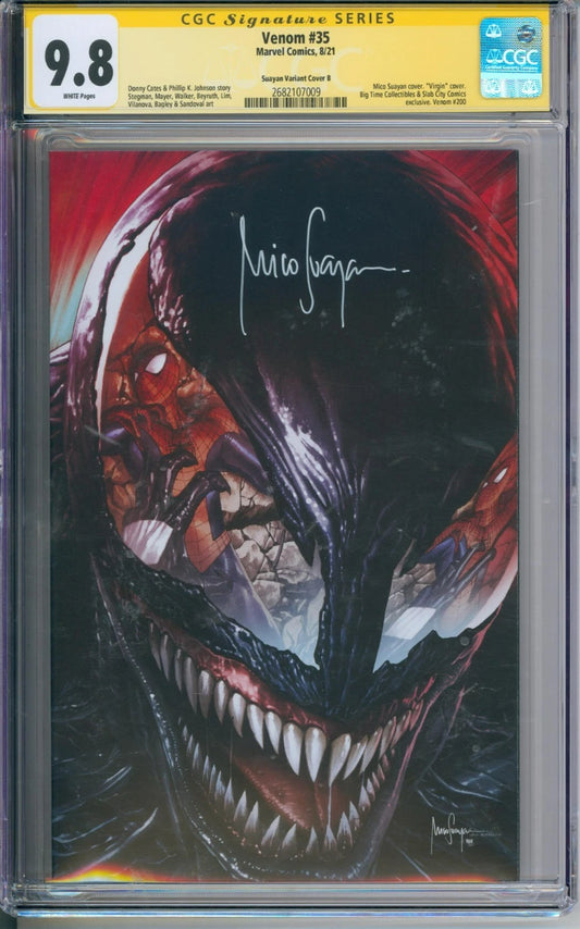 Venom #35 CGC Signature Series 9.8 Signed by Mico Suayan Variant B