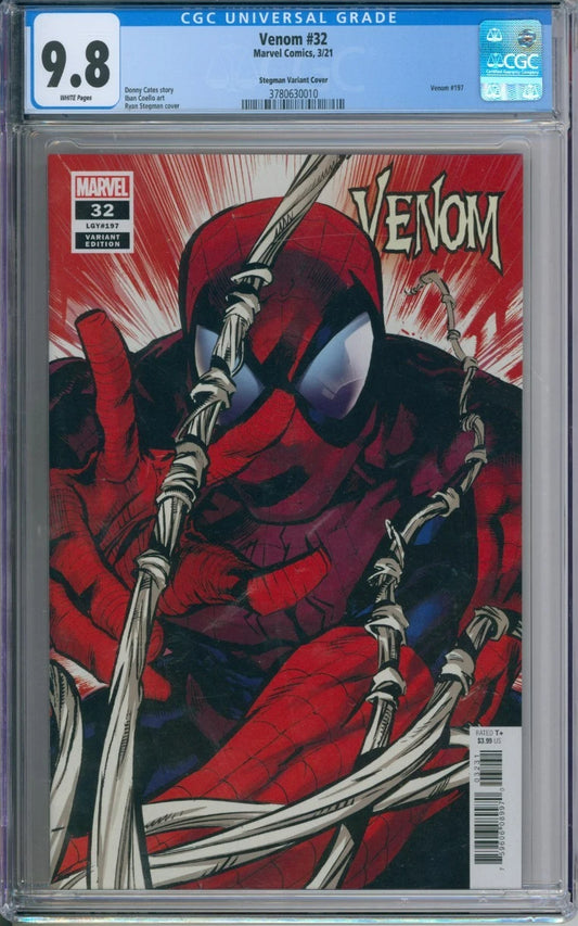 Venom #32 (LGY #197) CGC 9.8 Stegman Variant