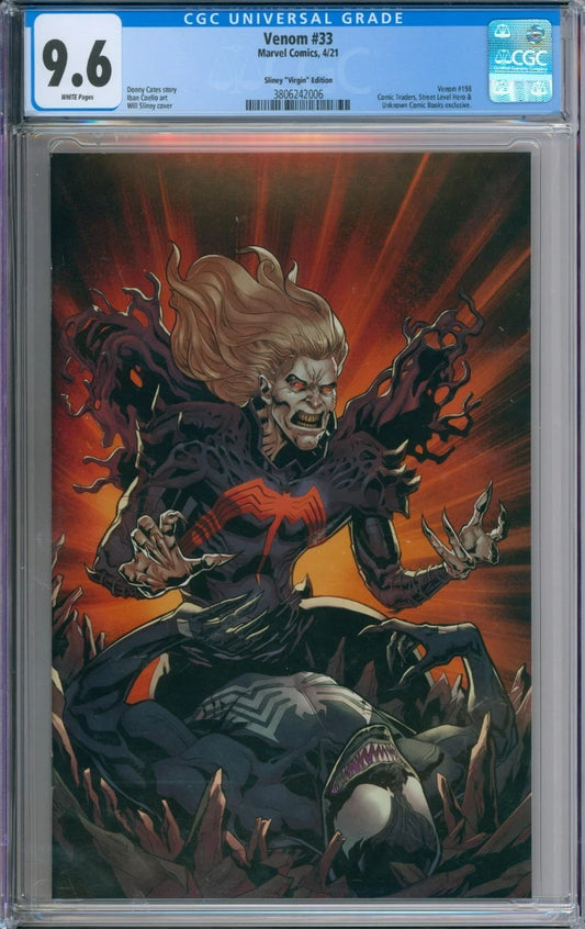 Venom #33 CGC 9.6 "Virgin" Cover