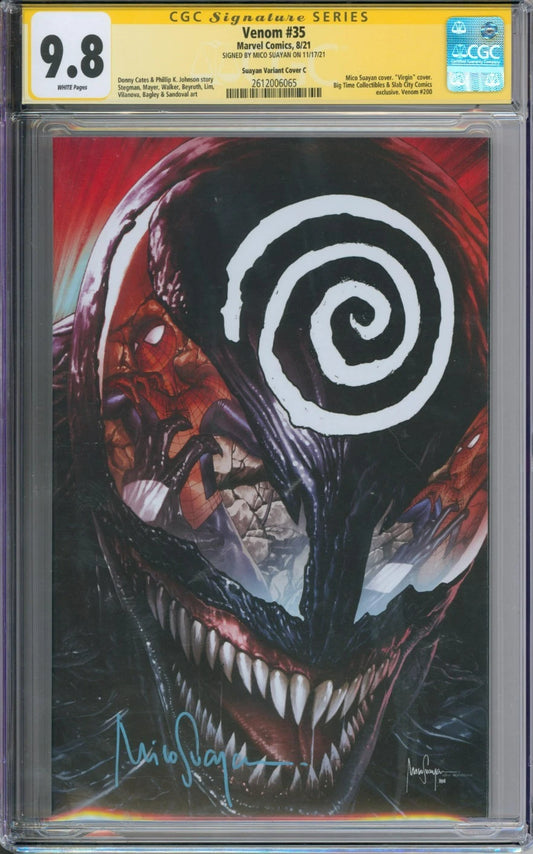 Venom #35 CGC Signature Series 9.8 Signed by Mico Suayan Variant