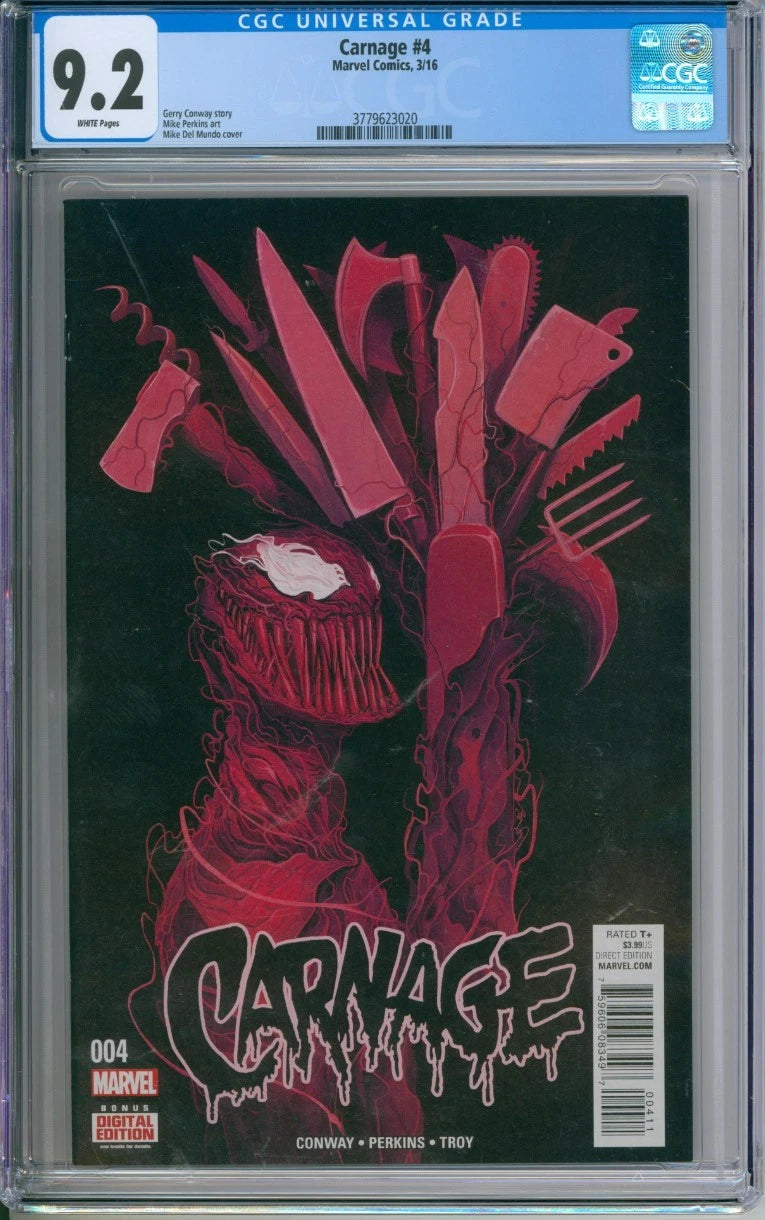 Carnage #4 CGC 9.2 Gerry Conway