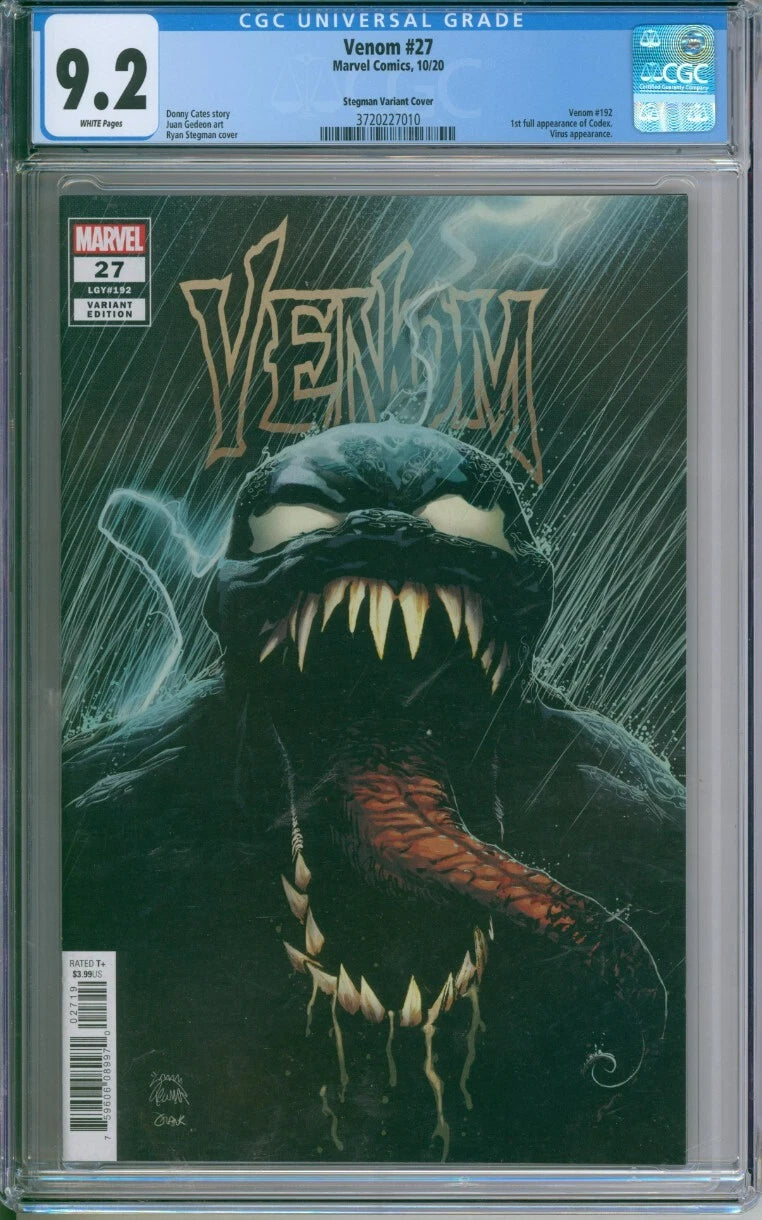 Venom #27 CGC 9.2 1st Full Appearance Of Codex