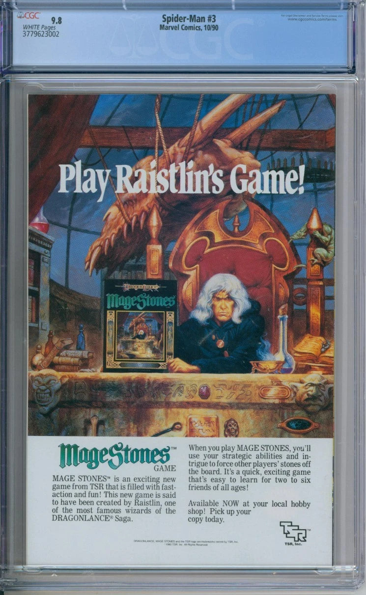 Spider-Man #3 CGC 9.8 Todd McFarlane