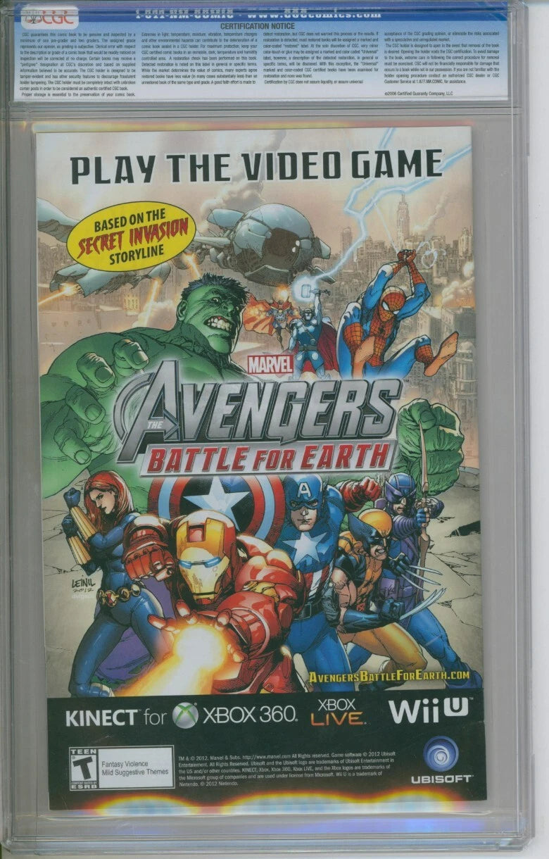 Deadpool #1 CGC 9.8 Variant Cover