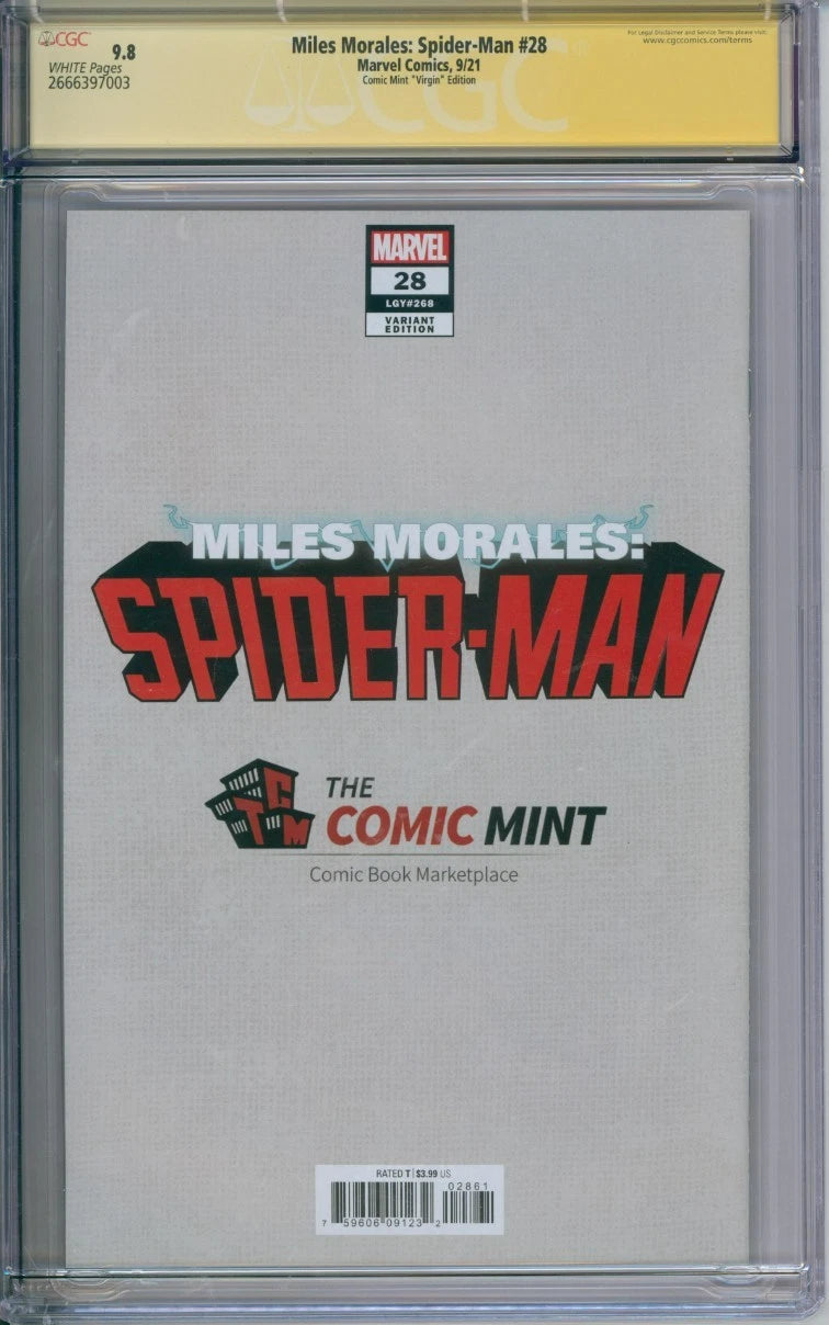 Miles Morales: Spider-Man #28 CGC Signature Series 9.8 Signed By Shannon Maer