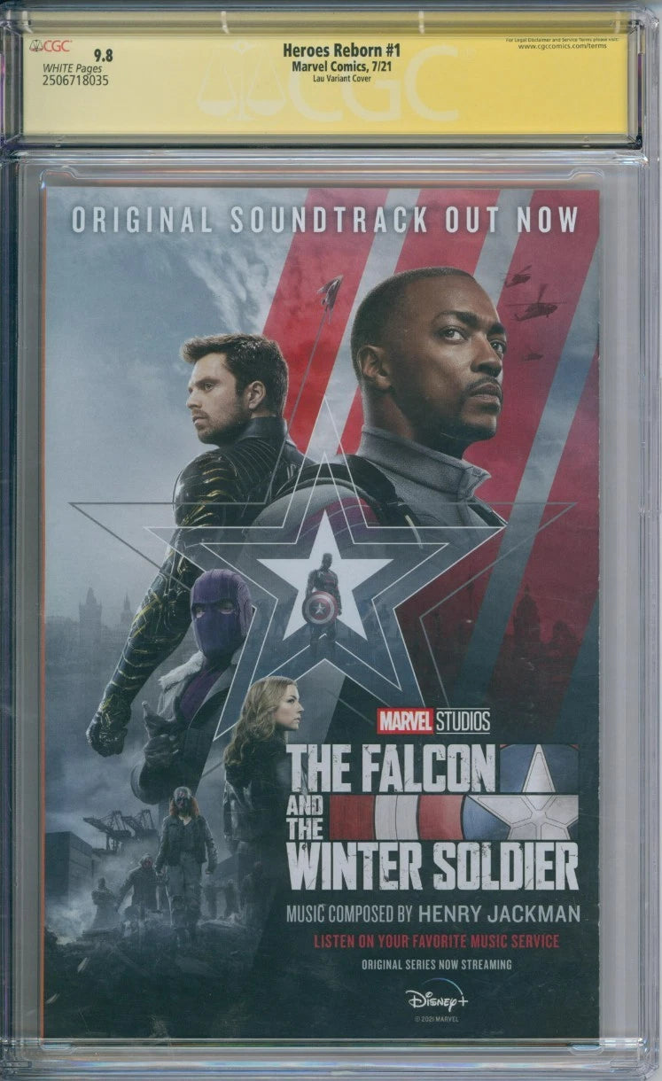 Heroes Reborn #1 CGC Signature Series 9.8 Signed By Artgerm