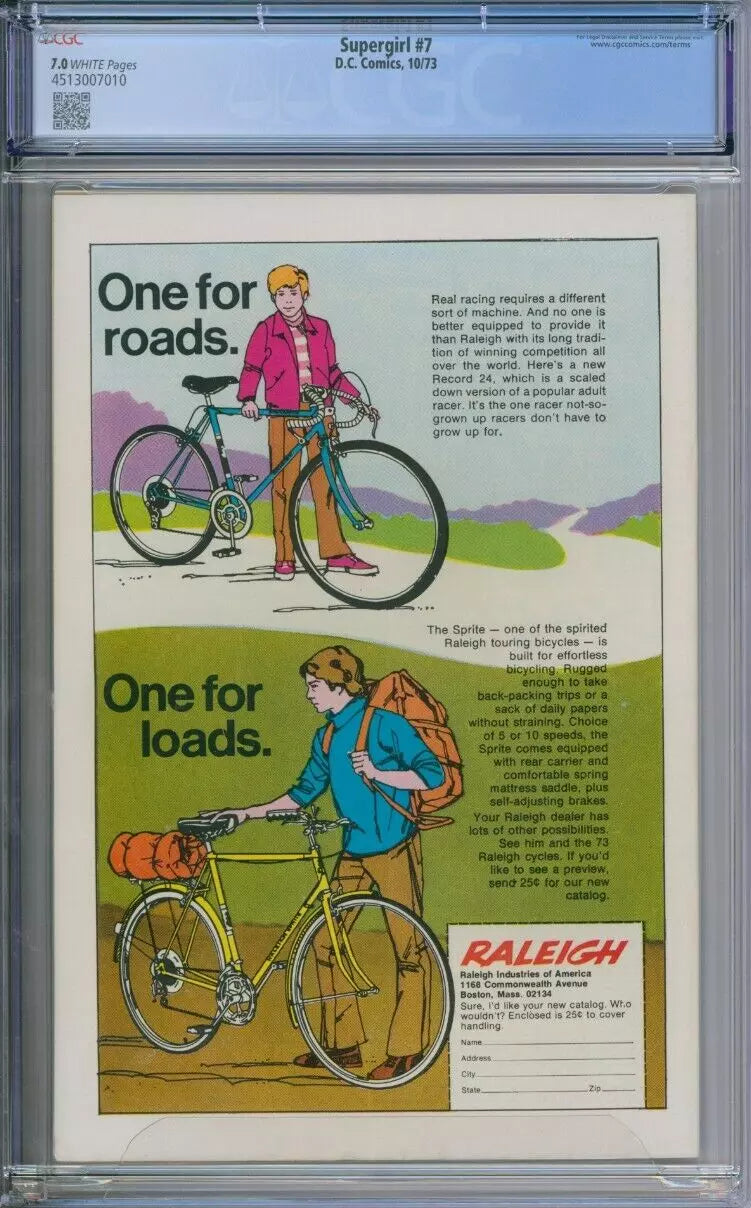 Supergirl #7 CGC 7.0