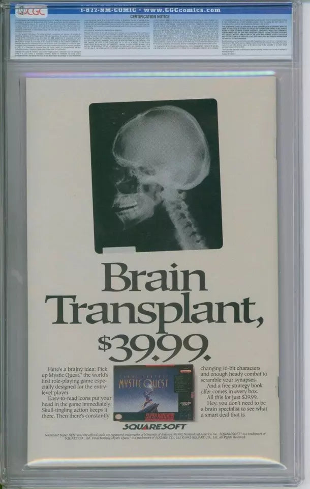 Superman: The Man Of Steel #18 CGC 9.8 1st Full Appearance of Doomsday