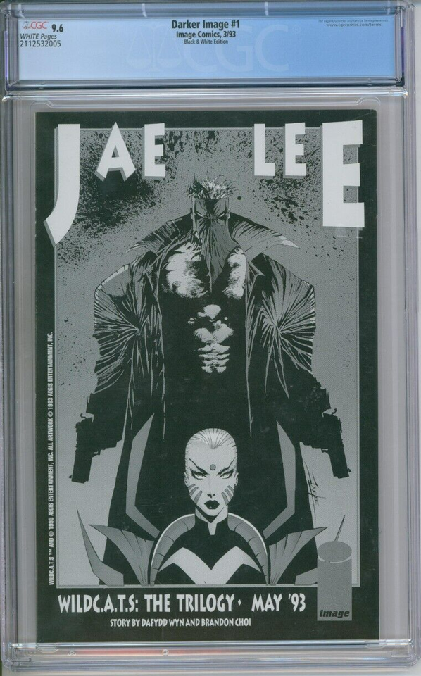 Darker Image #1 CGC 9.6 1st Appearance Of Maxx B & W Variant