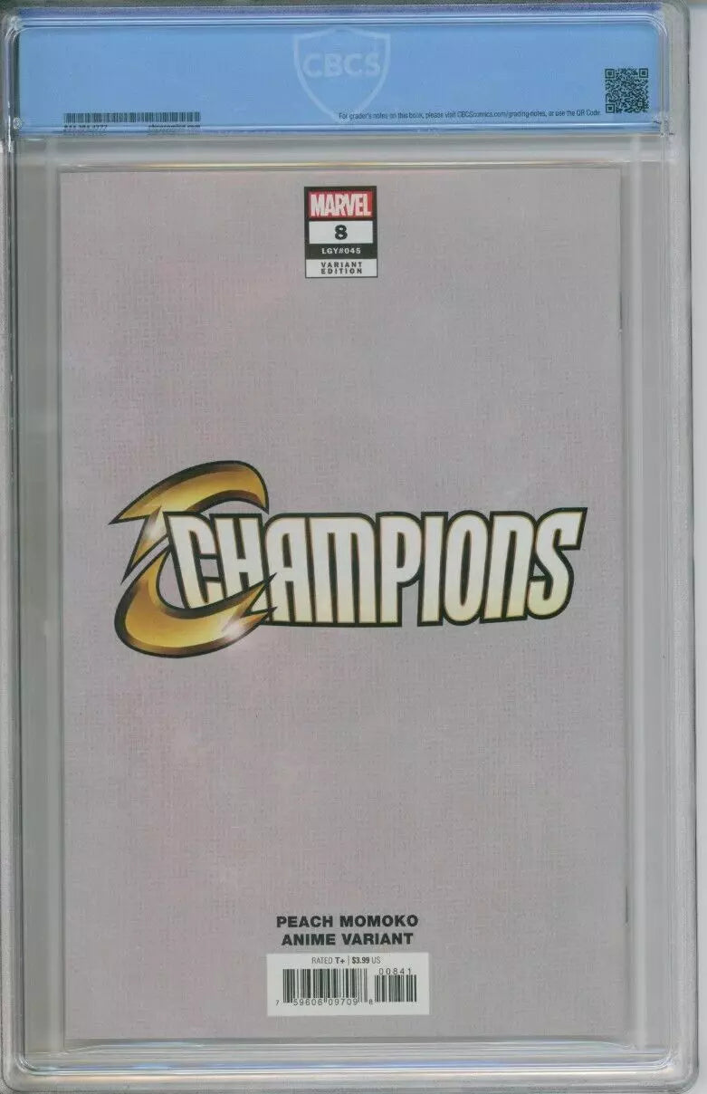 Champions #8 CBCS 9.8 Peach Momoko Variant