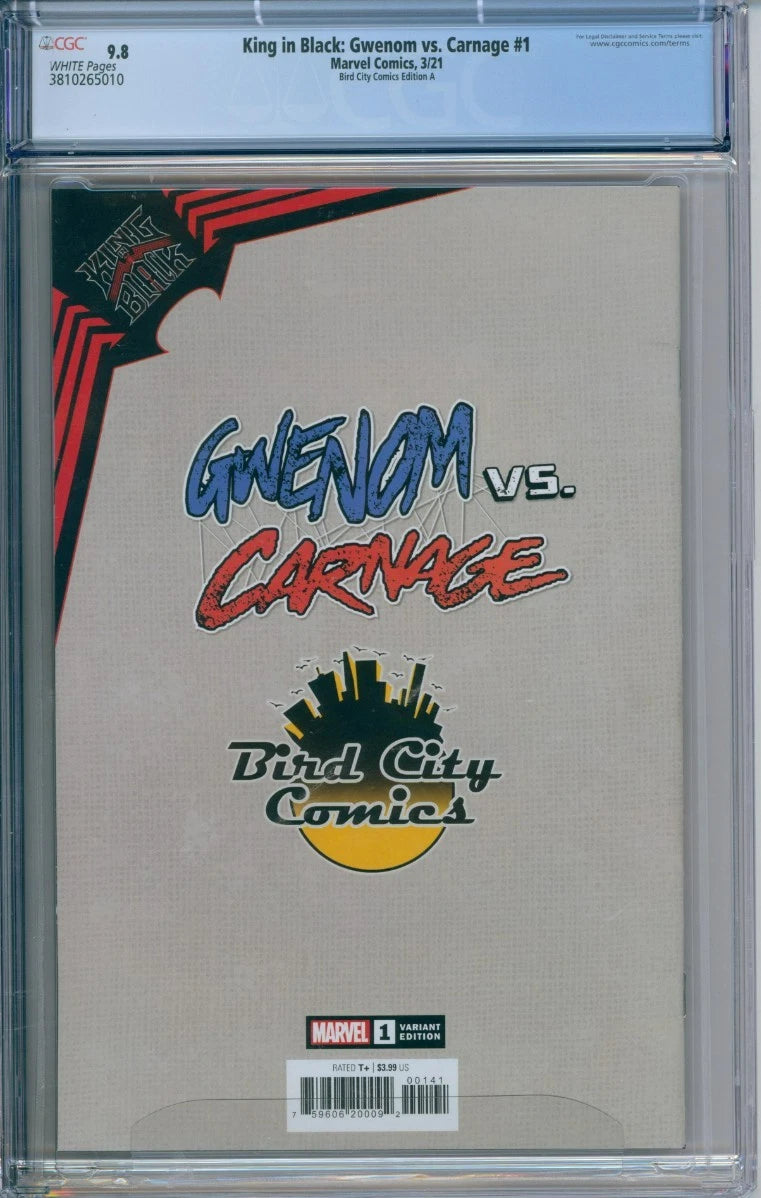 King in Black: Gwenom vs. Carnage #1 CGC 9.8 Bird Comics Edition A