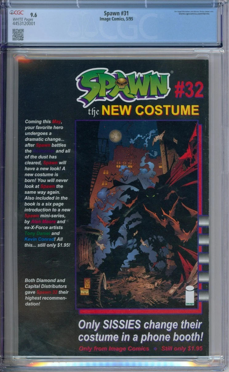 Spawn #31 CGC 9.6 First "Anti-Spawn" Called Redeemer