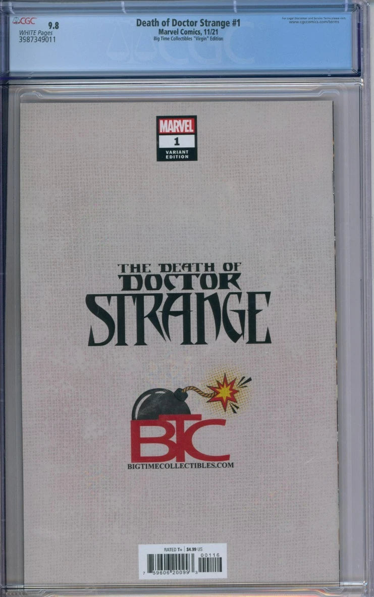 Death Of Doctor Strange #1 CGC 9.8 "Virgin" Edition