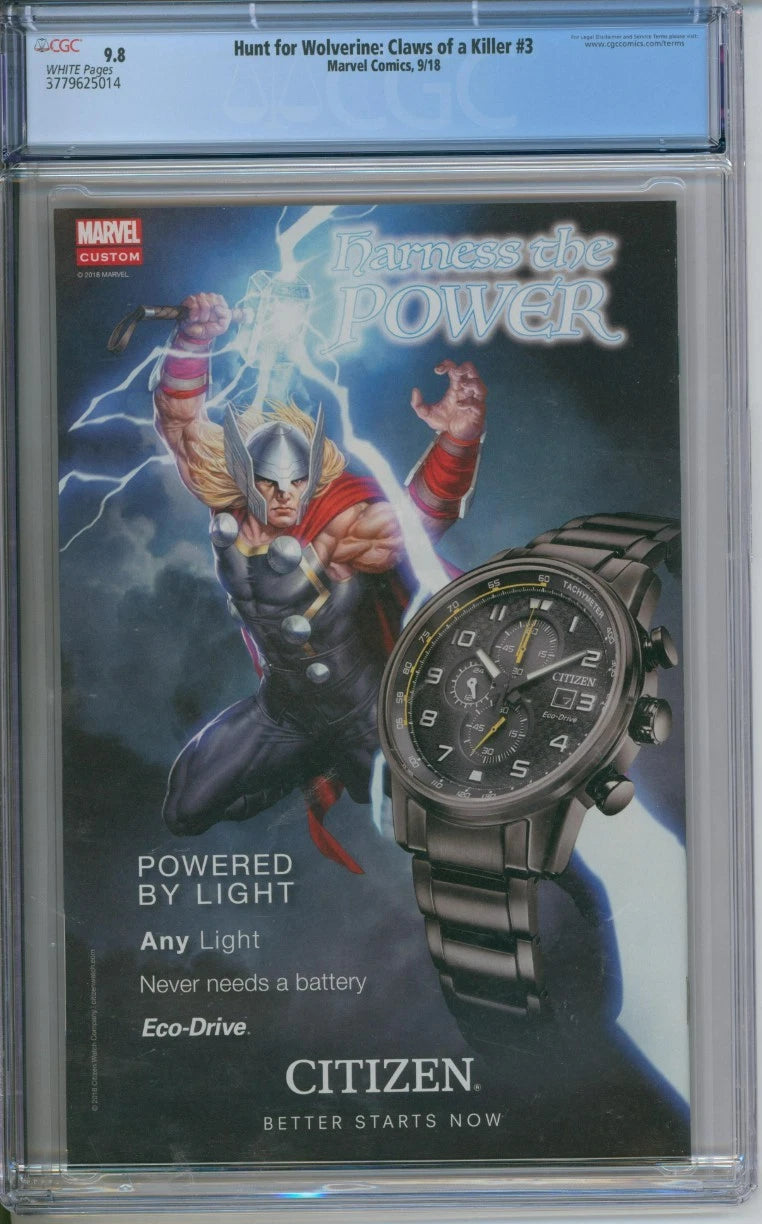 Hunt For Wolverine: Claws Of A Killer #3 CGC 9.8 Mariko Tamaki