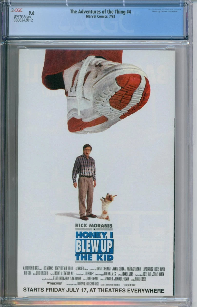 The Adventures Of The Thing #4 CGC 9.6 Gary Barker Cover