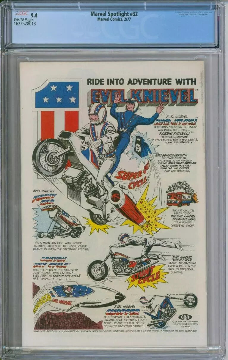 Marvel Spotlight #32 CGC 9.4 1st Appearance of Spider-Woman