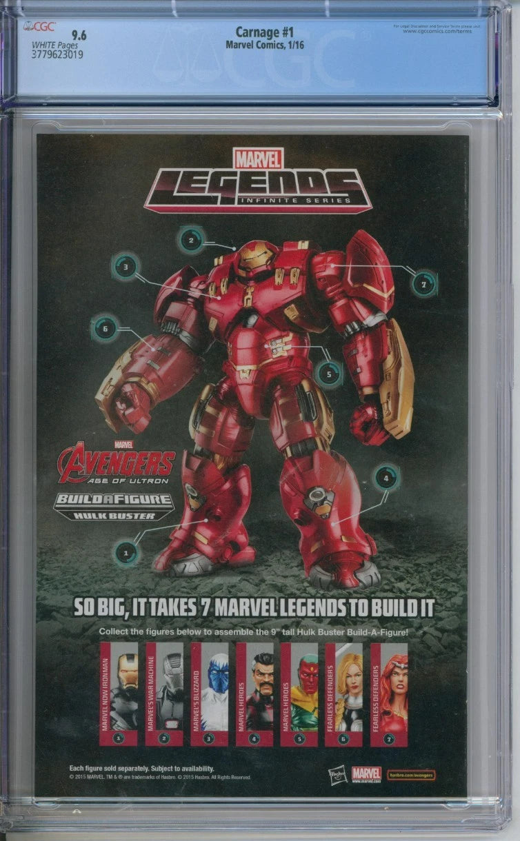 Carnage #1 CGC 9.6 Gerry Conway