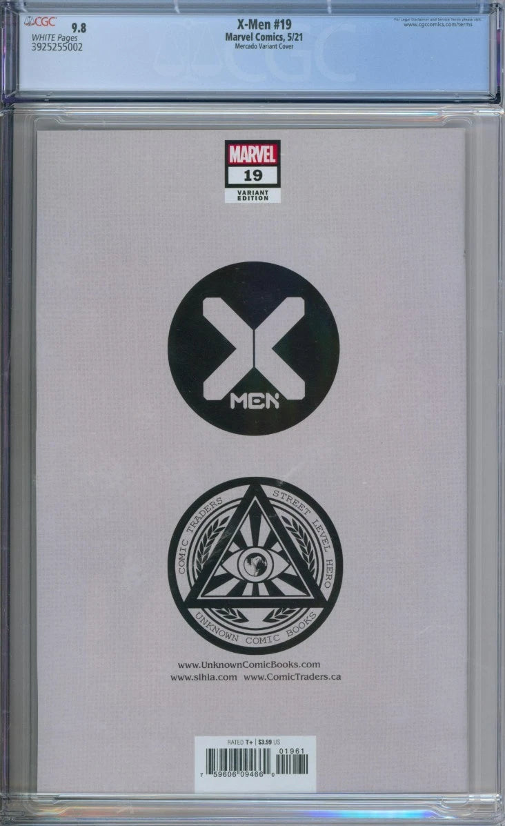 X-Men #19 CGC 9.8 Variant Cover