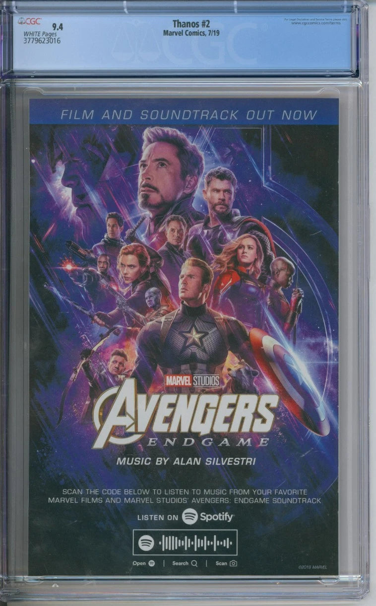 Thanos #2 CGC 9.4 Tini Howard