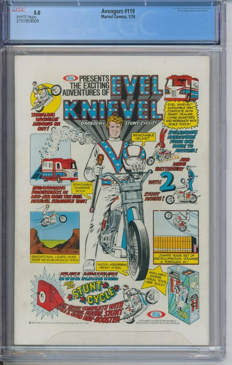 Avengers #119 CGC 5.0 Steve Englehart