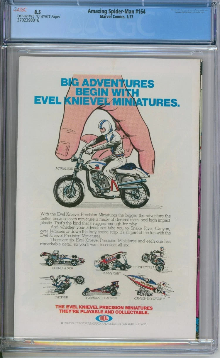 Amazing Spider-Man #164 CGC 8.5 John Romita Cover