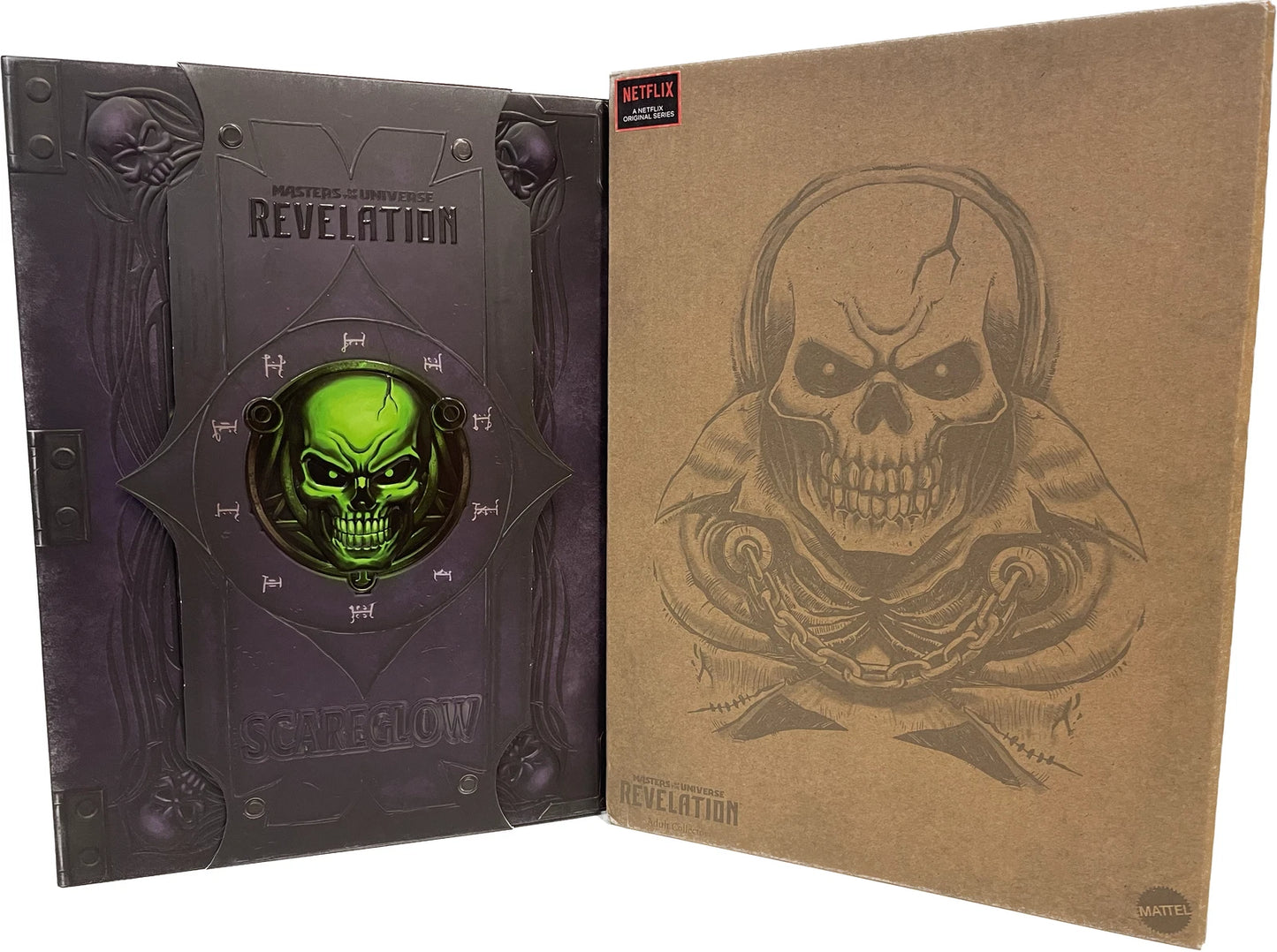 Masters Of The Universe Revelation Scareglow Figure with Original Shipping Box