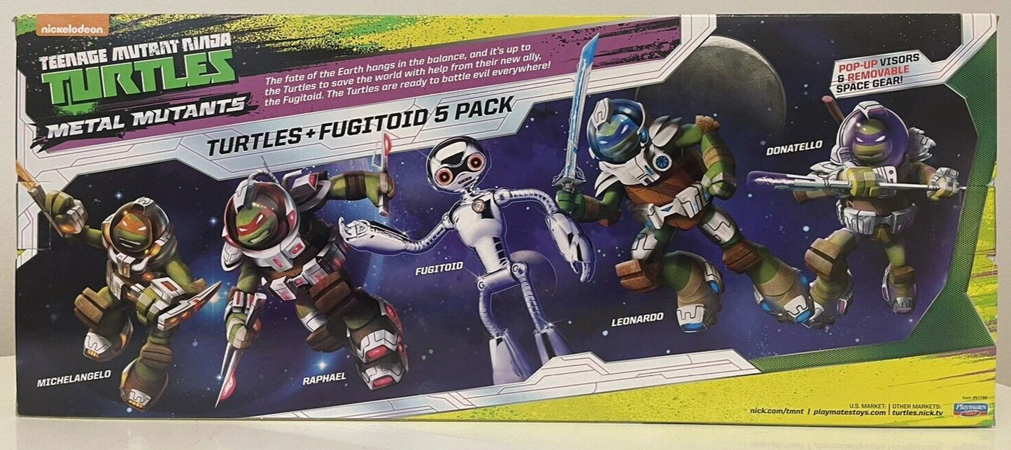 Teenage Mutant Ninja Turtles Metal Mutants Turtles & Fugitoid 5-Pack