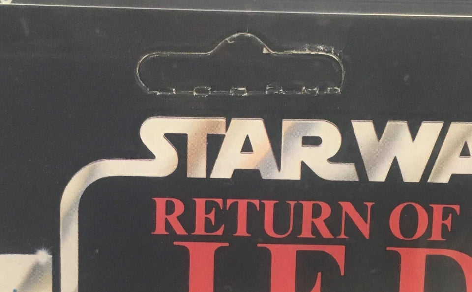 STAR WARS: ROTJ 65B BACK - TSUKUDA CARDBACK - WEEQUAY - AFA 80 Y-NM -1983