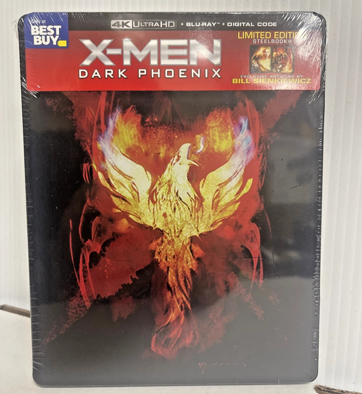 X-Men Dark Phoenix 4K Blu-Ray Steelbook Best Buy Exclusive New/Sealed