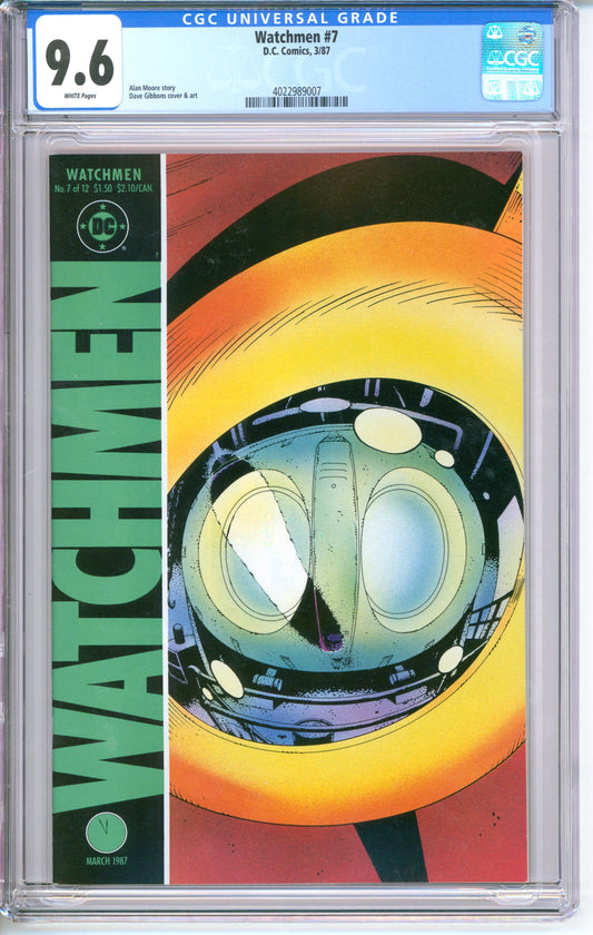 Watchmen #7 CGC 9.6 Alan Moore DC Comics