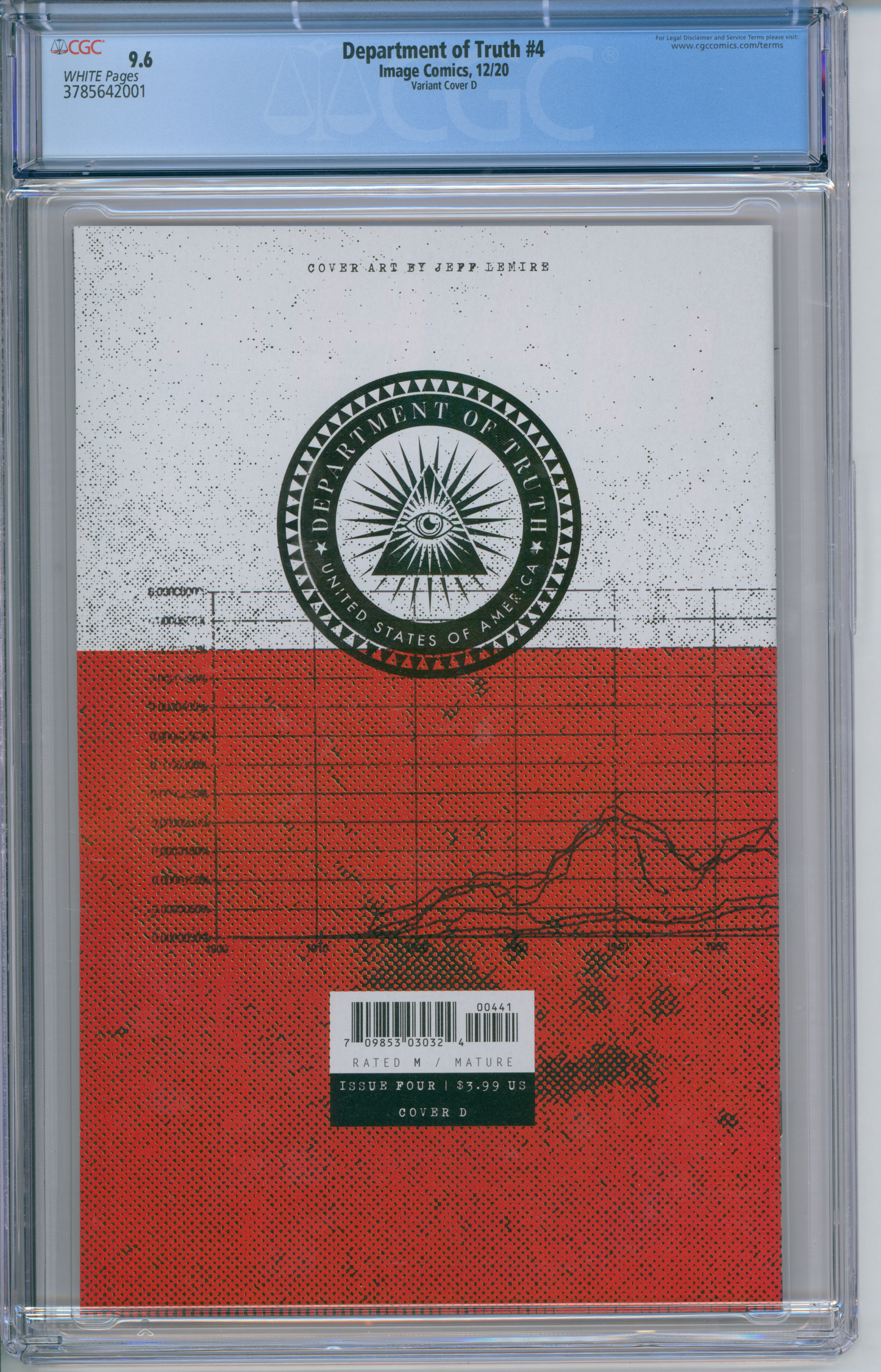 Department of Truth #4 CGC 9.6 Variant