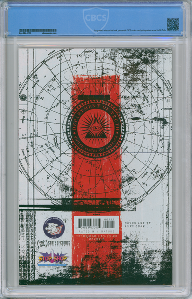 Department of Truth #1 CBCS 9.8 Store Exclusive Virgin Variant