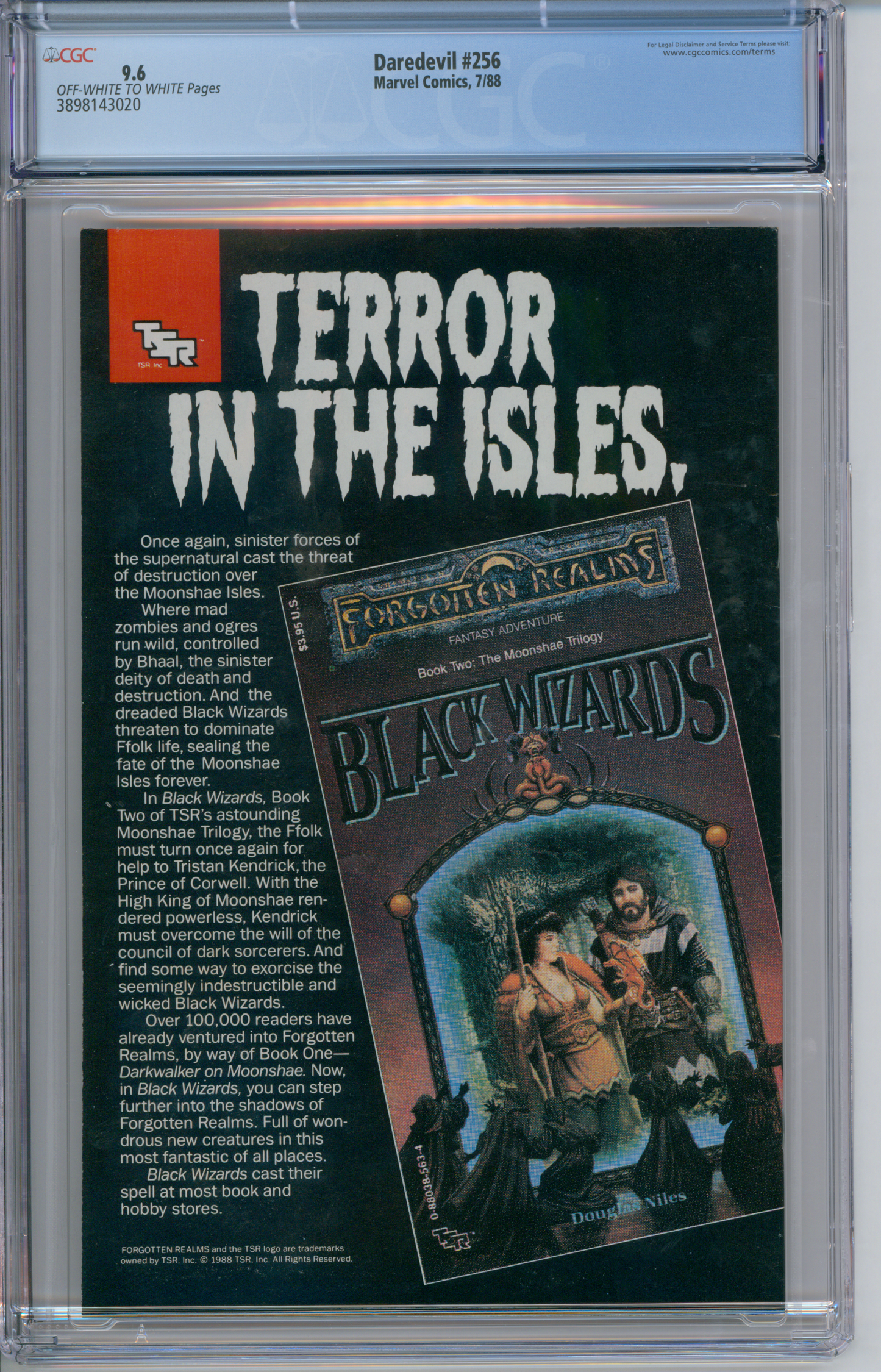 Daredevil #256 CGC 9.6