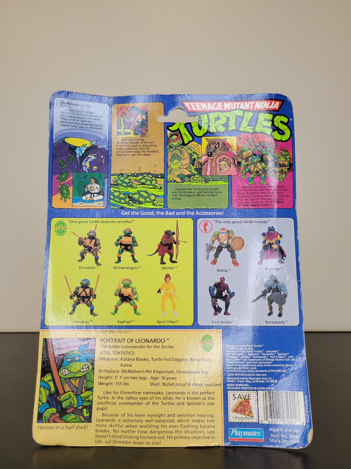 TMNT Leonardo 1988 Figure MOC