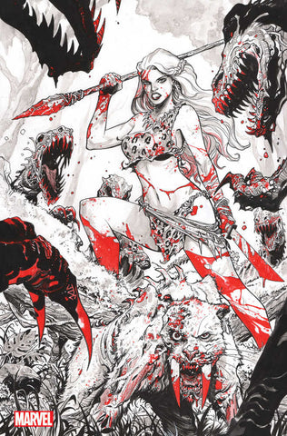 Marvel Zombies Black White Blood #4 100 Copy Variant Edition Full Art Variant