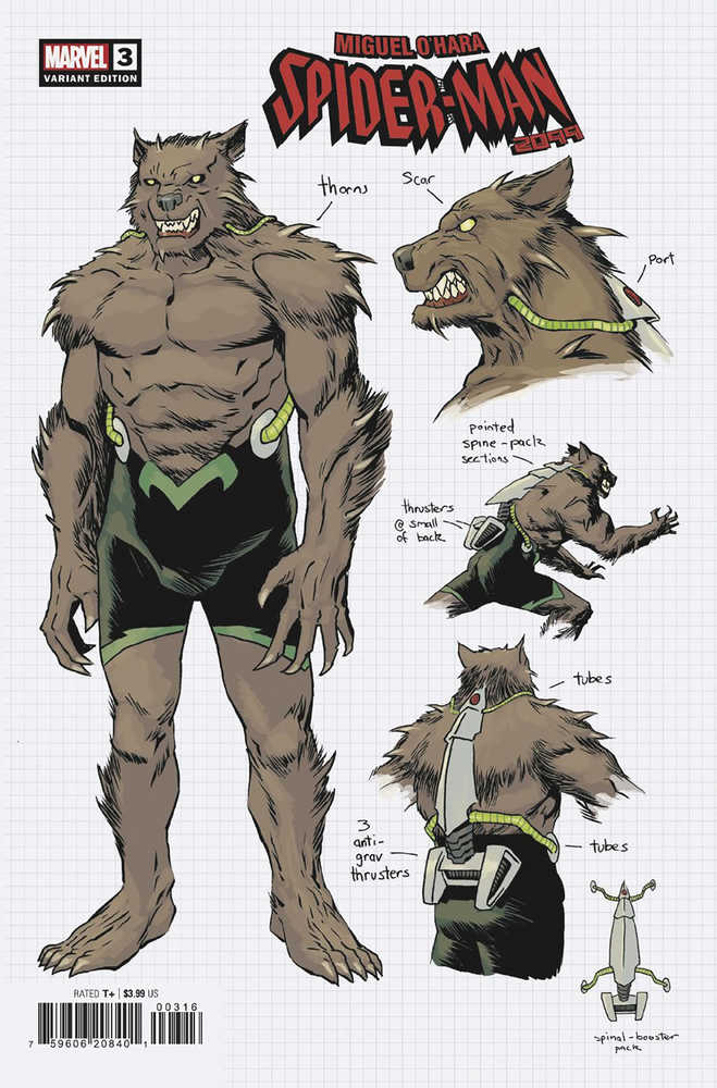 Miguel Ohara Spider-Man 2099 #3 10 Copy Variant Edition Shalvey Design