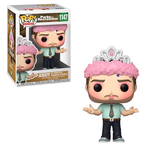 POP Parks and Recreation Andy as Princess Rainbow Sparkle 1147