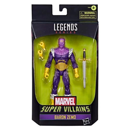 Marvel Legends Super Villains Baron Zemo Classic Comics
