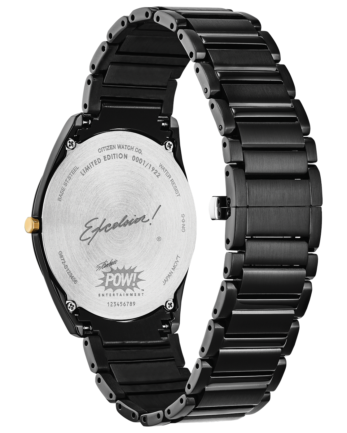 Eco-Drive Stan Lee Limited Edition Black Ion-Plated Men's Watch