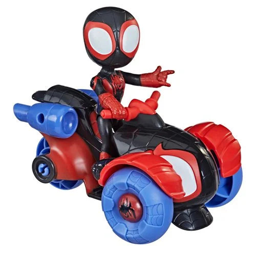 Spider-Man Spidey and His Amazing Friends Miles Morales and Techno