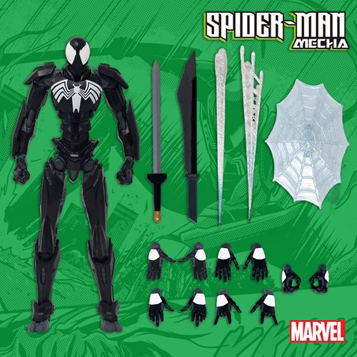 Spider-Man Mecha Symbiote Variant 10-Inch Action Figure MT-201A