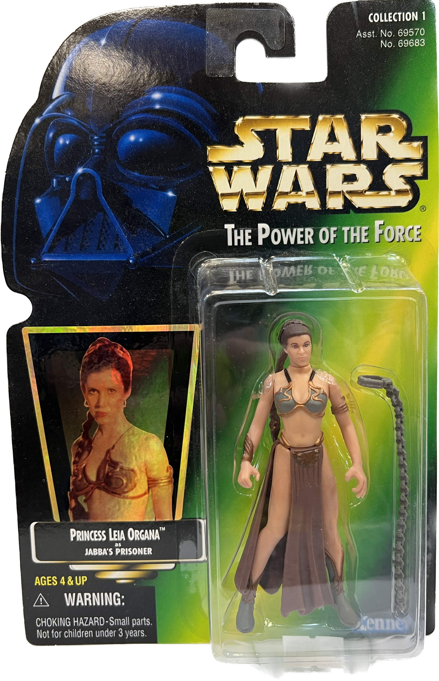 Star Wars Power of the Force Princess Leia Organa as Jabba's Prisoner